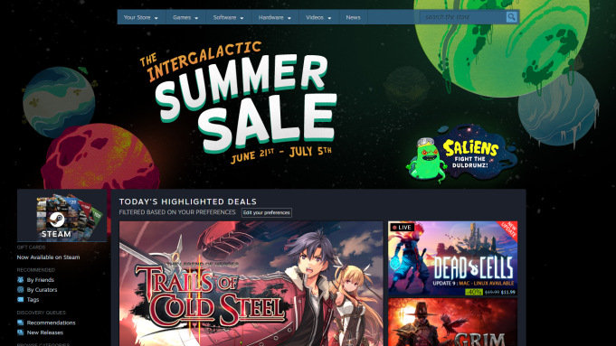 The Steam Summer Sale has received a start date for this month